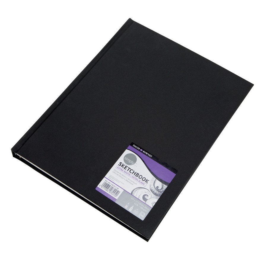 Cachet 8.5 x 11 Extra White Paper Hardbound Sketchbook (481150811)
